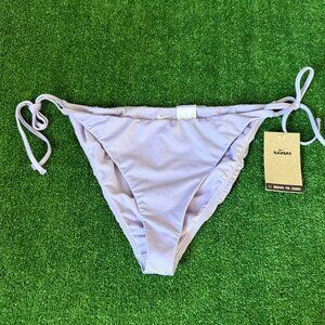 Nike Swim Effortless Essential Tie String Purple Bikini Bottom Plus Size XXL NWT